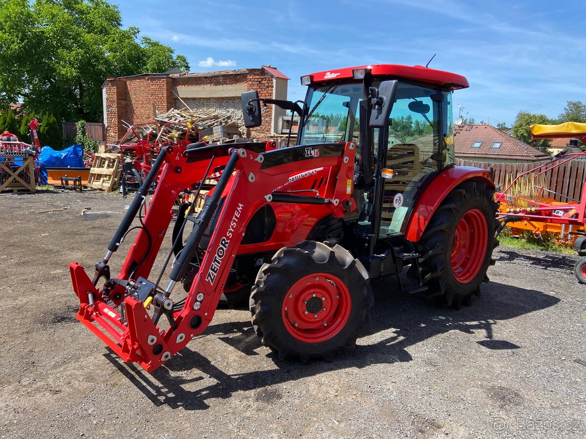 Zetor Hortus, Tym 654, 67 koní (50kW), čelní nakladač