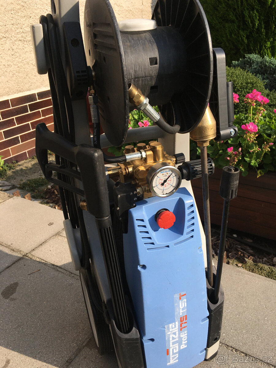 Repasovaná Kranzle Profi 175 TST,140barů 11l průtok,15m 400V