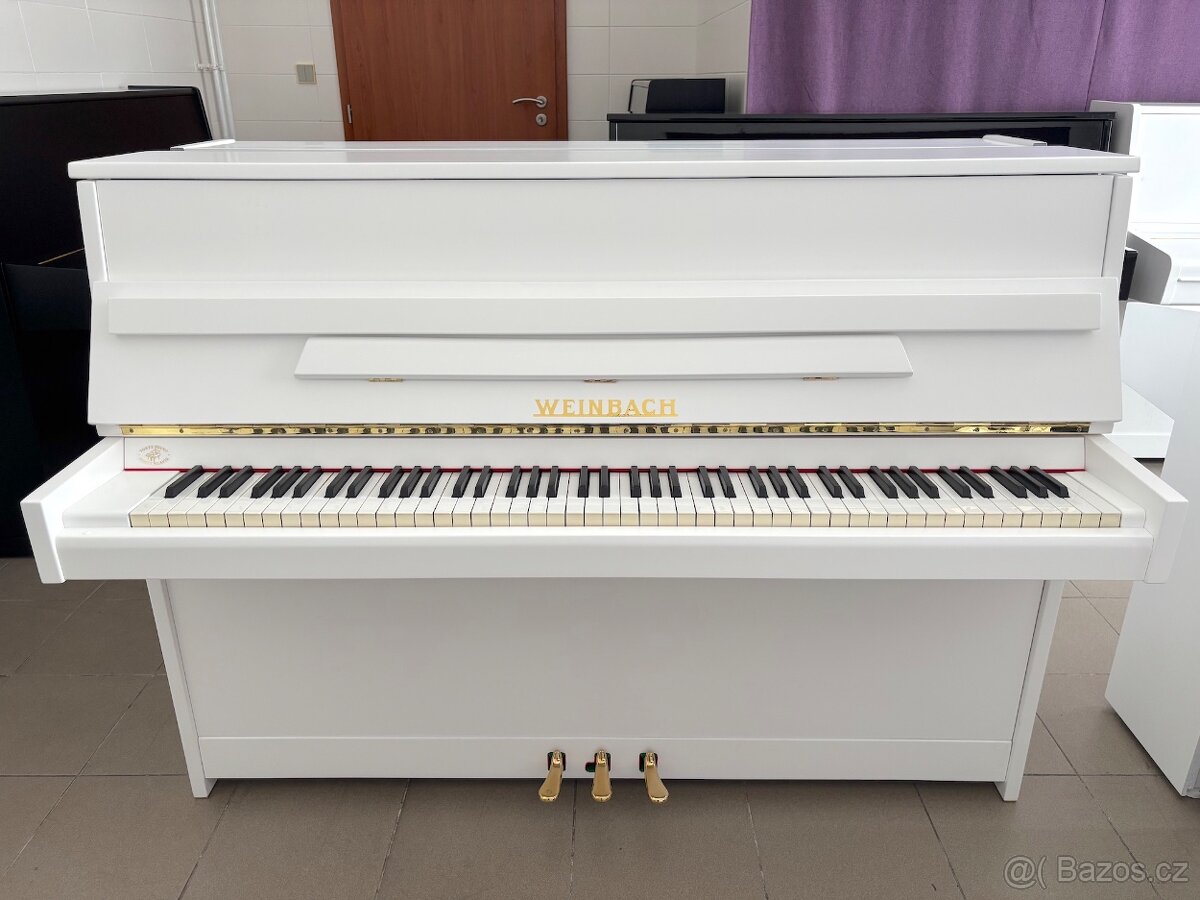 Klavír - české bílé piano Weinbach 009PB