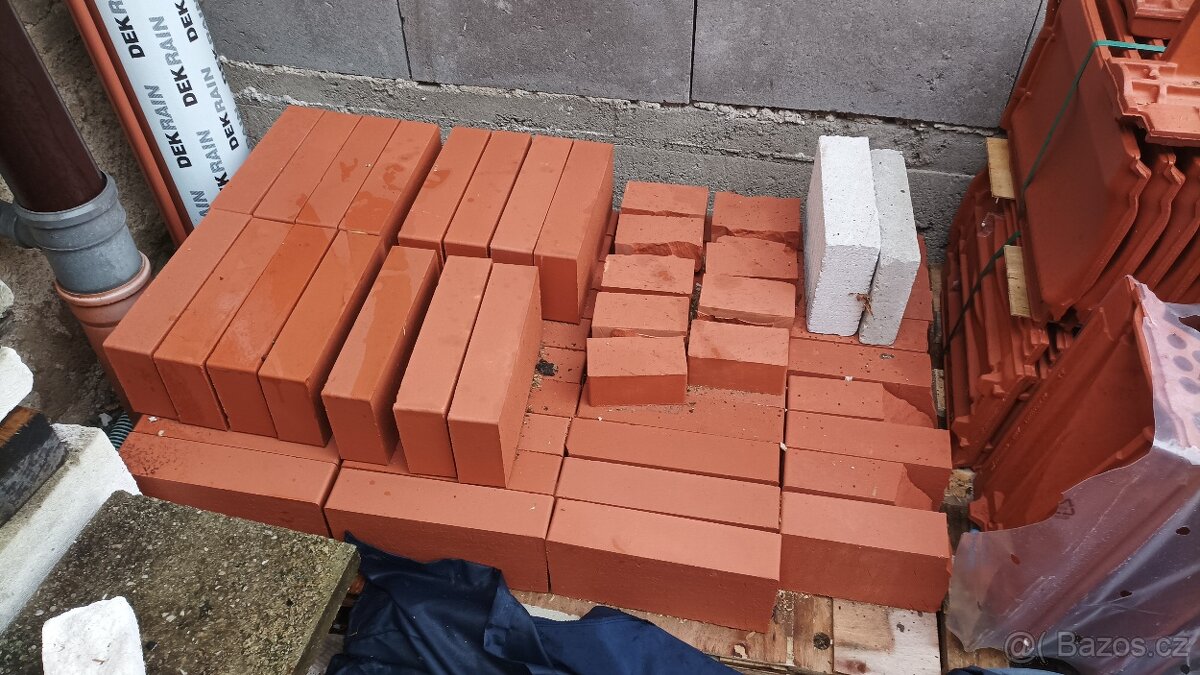 Cihla plná lícová Klinker Janka červená 45 kusů