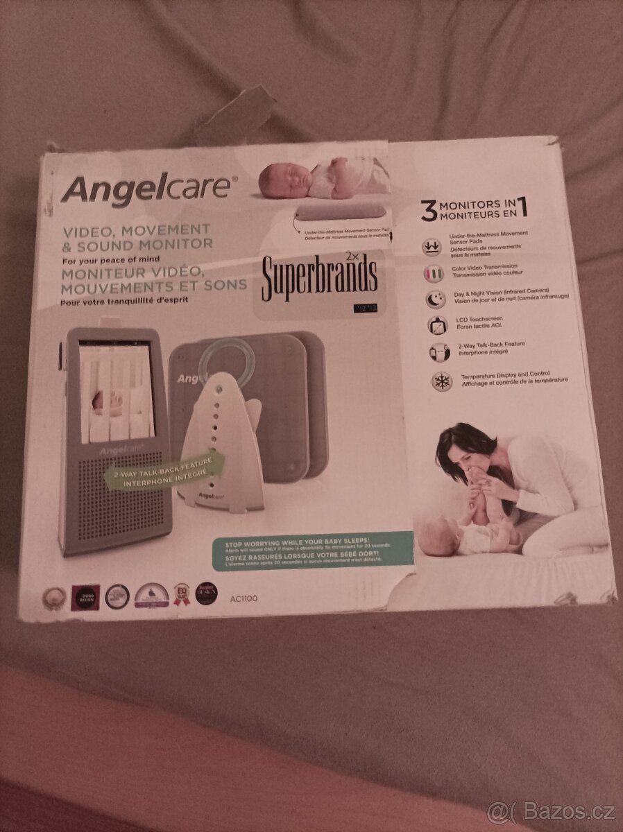 Video chůvička s monitorem dechu