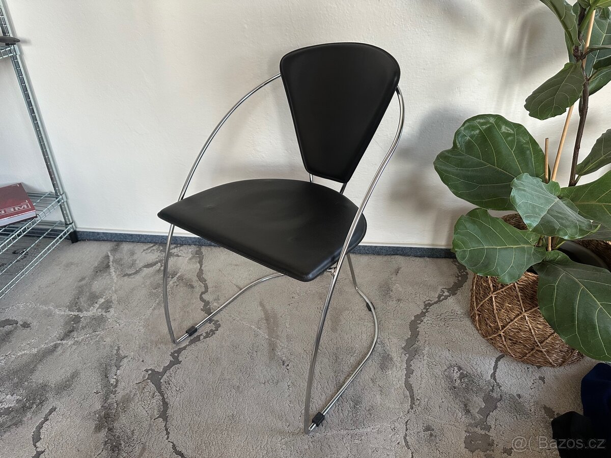 Židle chrom kuchyňská jídelní kancelářská