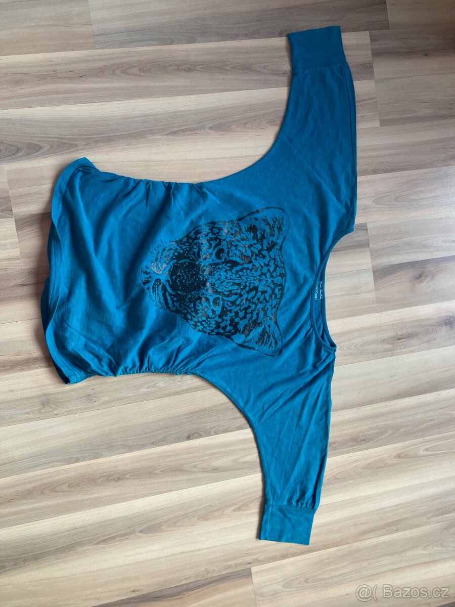 MODRÉ TRIČKO POTLAČ TIGR