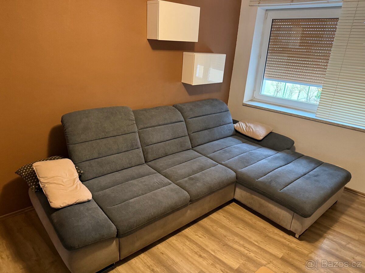 Rohová moderní sedačka