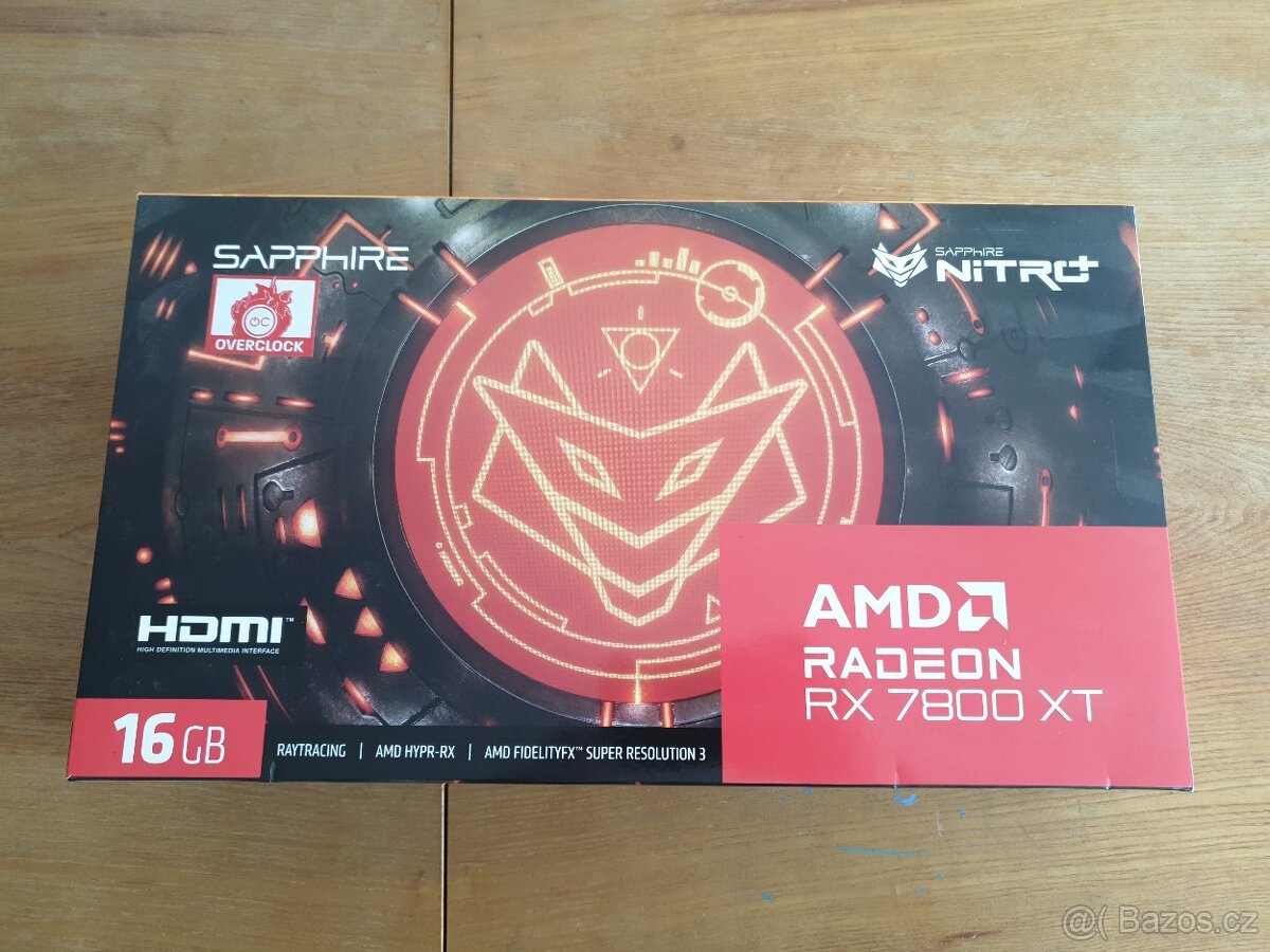Sapphire NITRO+ Radeon RX 7800 XT OC 16GB
