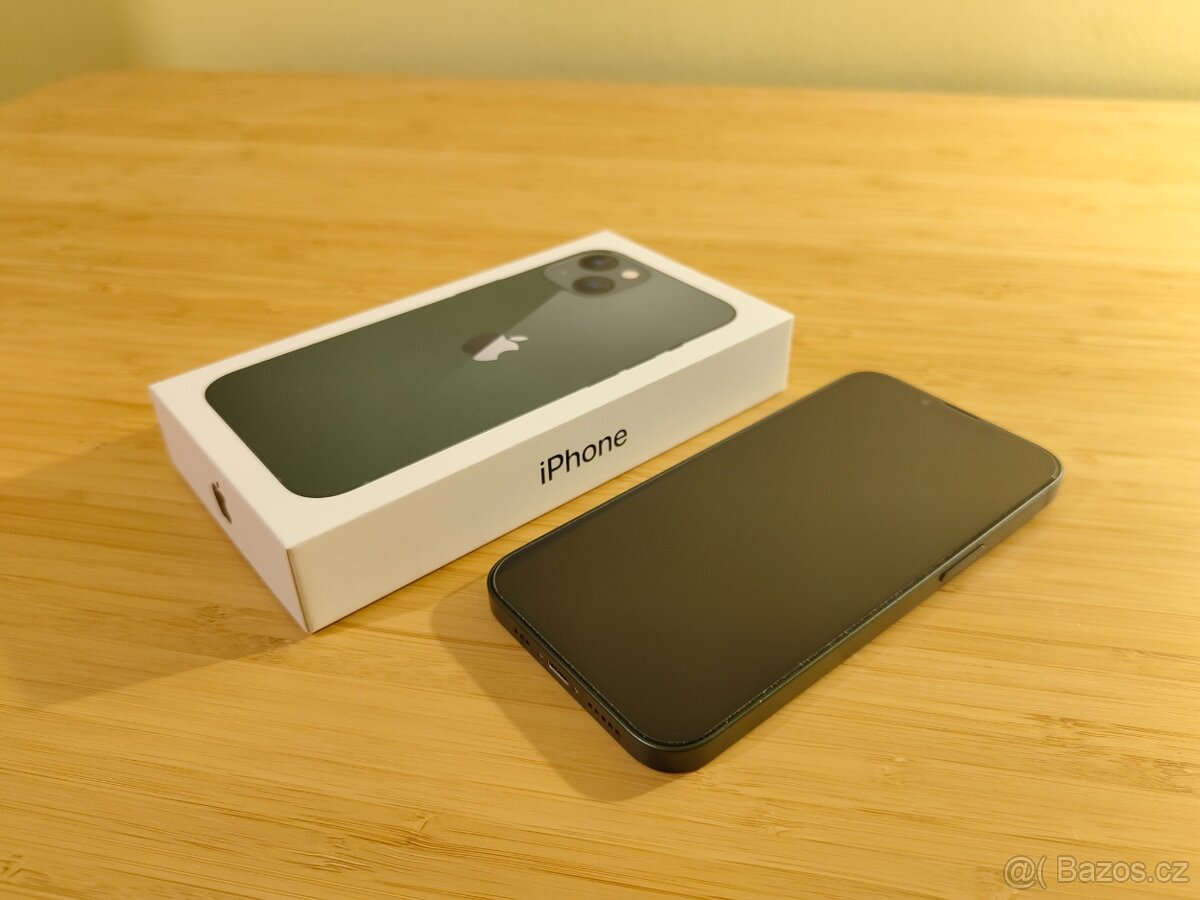 Apple iPhone 13 128GB Green, jako nový
