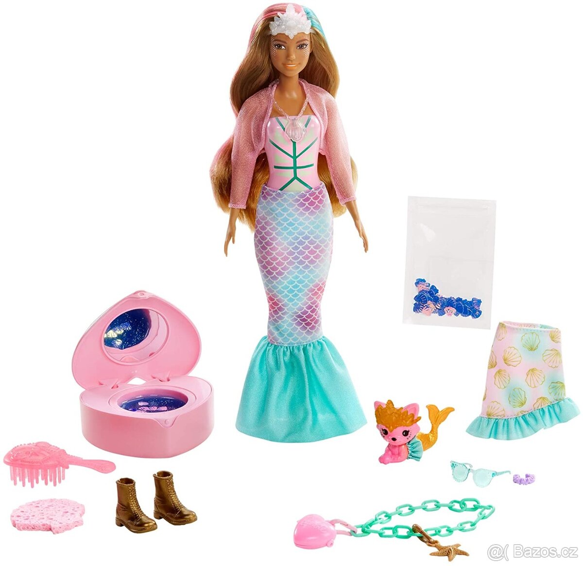Barbie Color Reveal Mořská panna (25 překvapení)