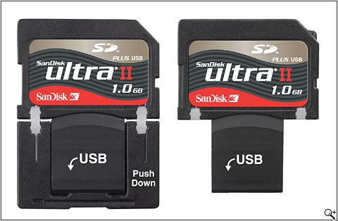 Prodám SD  SanDisk ultra II Plus USB  1GB.