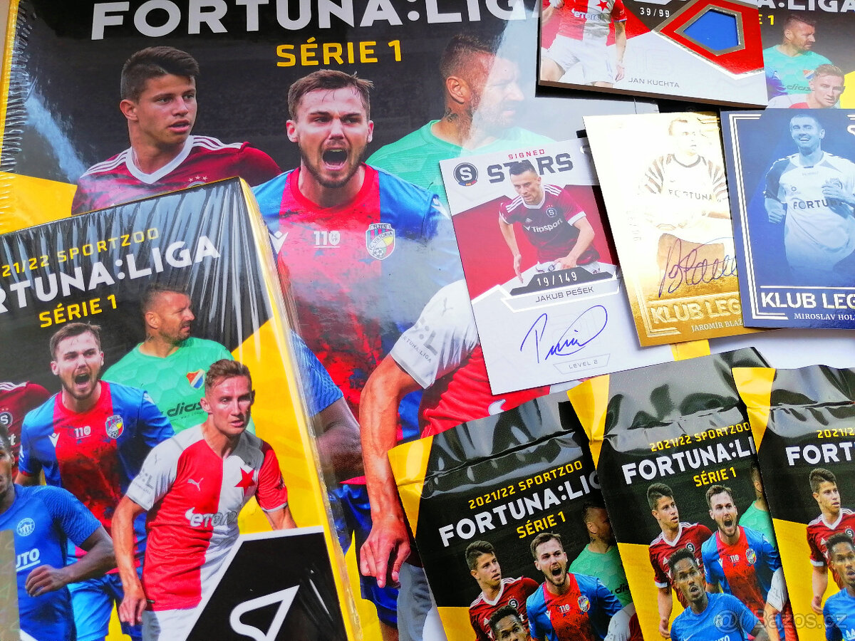 Fotbalové kartičky Fortuna Liga 2021/22 od SportZoo