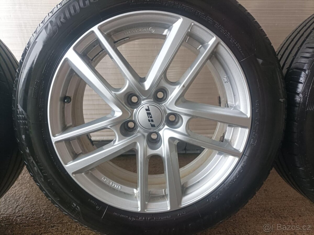 Alu Rial 5x112, pneu 215/55 r17- letní
