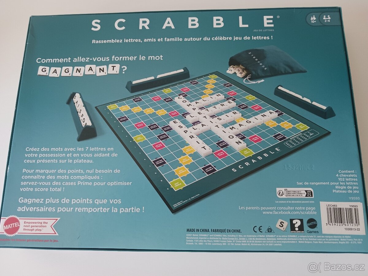 Mattel Scrabble originál