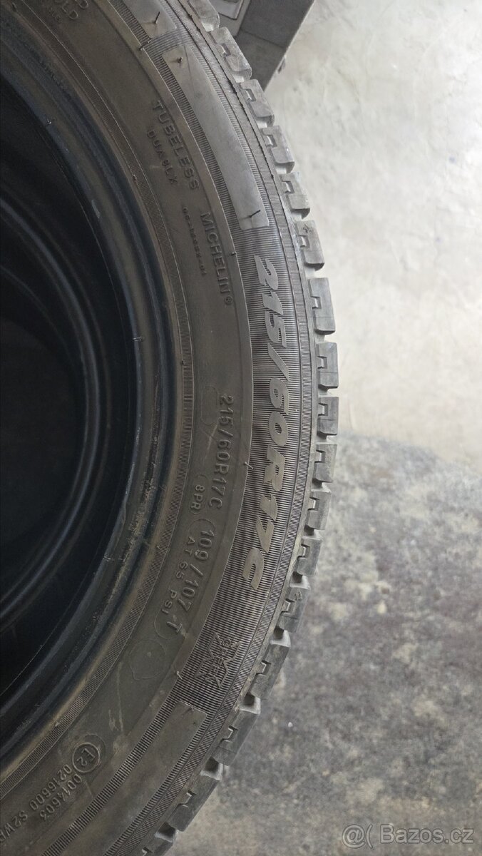 Letní pneu Michelin Agilis 215/60/R17C