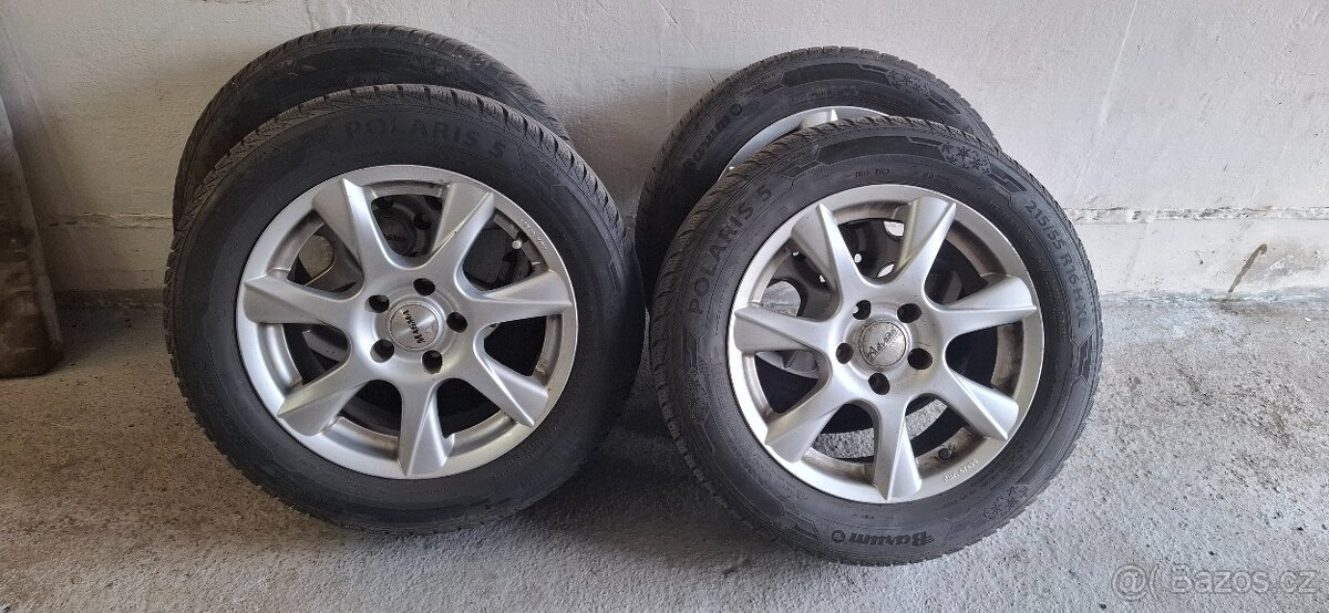 Alu kola - R16 5x112 + zimní pneu Barum Polaris 5