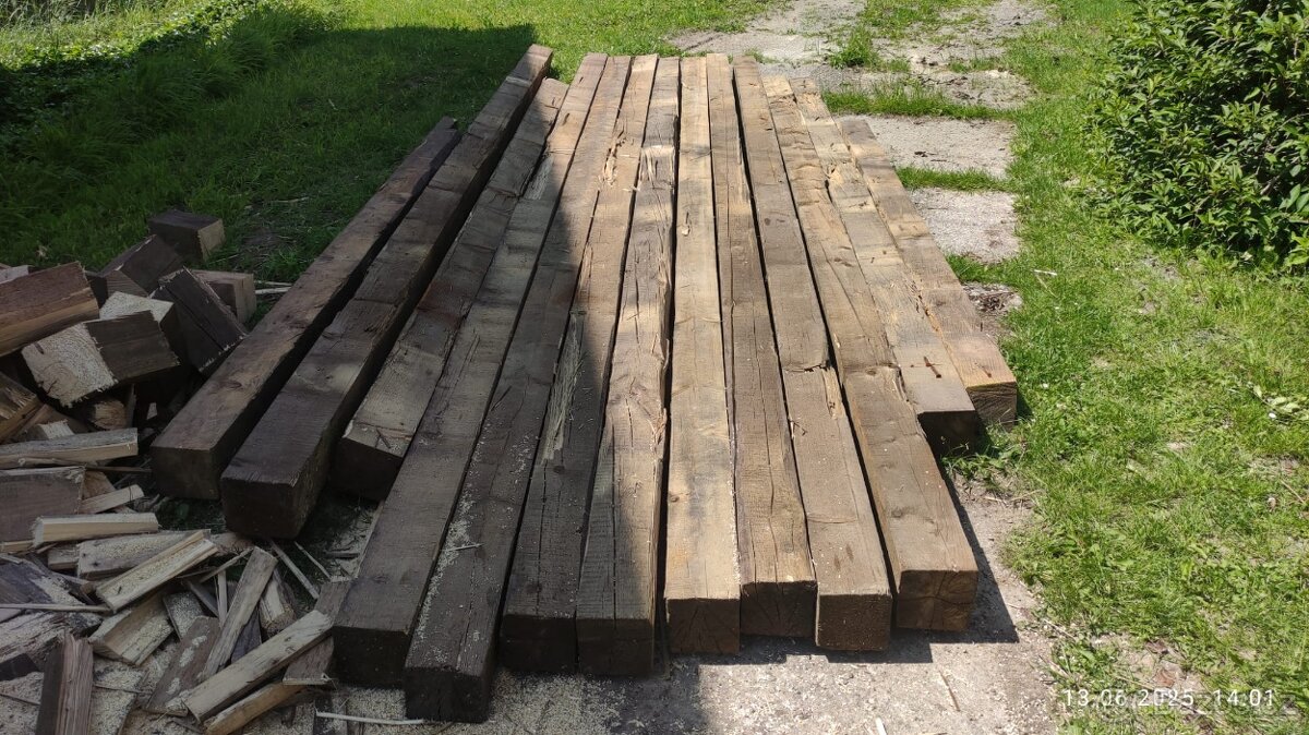 použité trámy