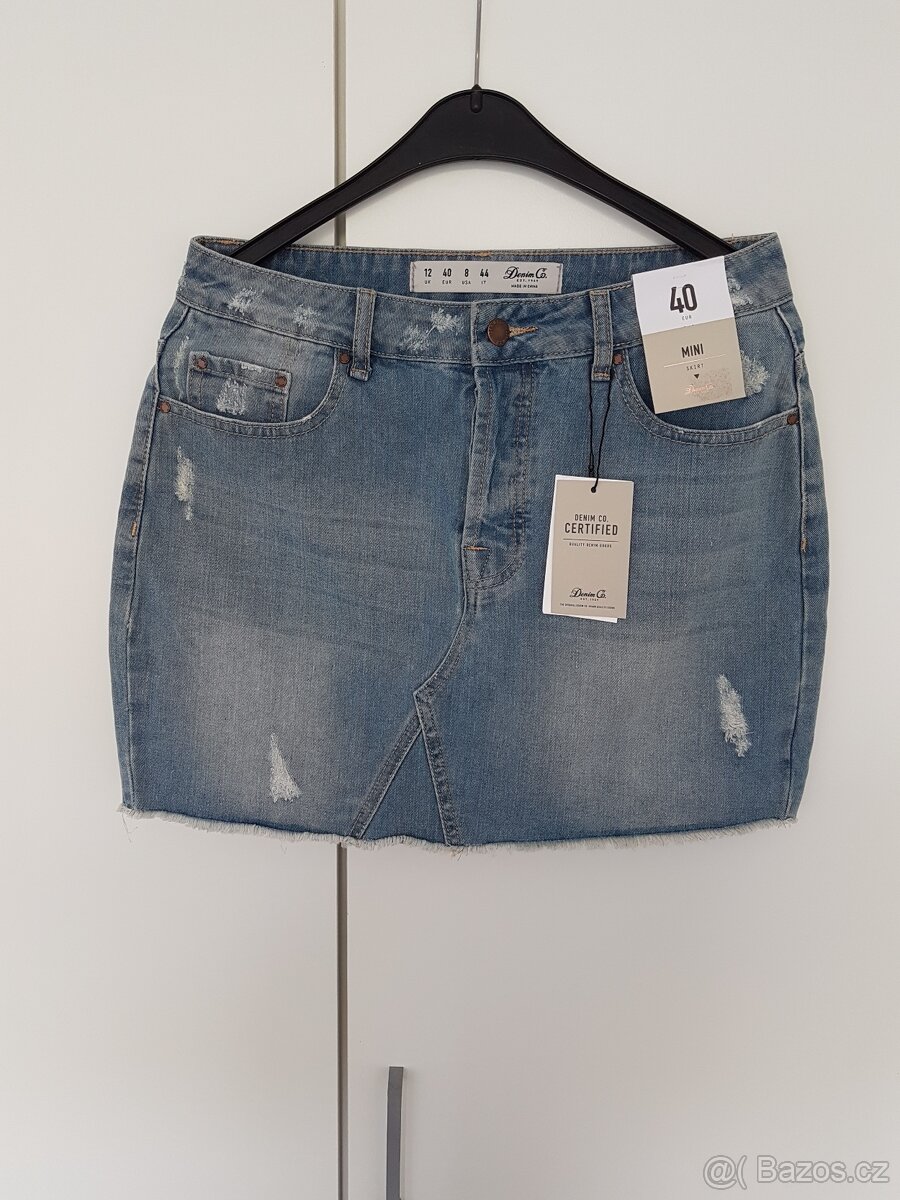 Nová džínová sukně s visačkou Denim Co