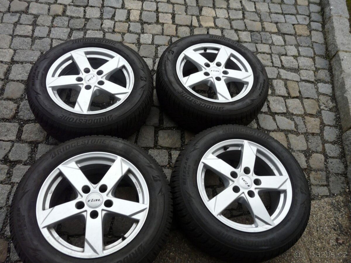 ALU KOLA +ZIMNÍ PNEU 205/60R16 VW SHARAN SEAT FORD