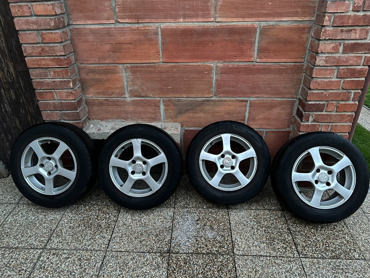 Alu kola s pneu na Peugeot 307