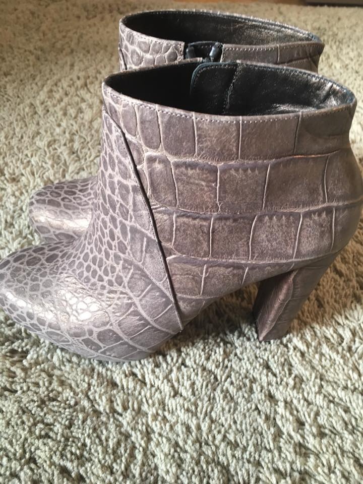 Kožené kotníčkové boty vel. 38/UK5 zn. Hogl