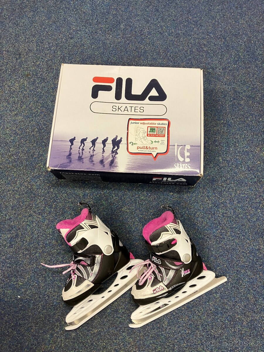 Dívčí rostoucí brusle FILA 32 až 35