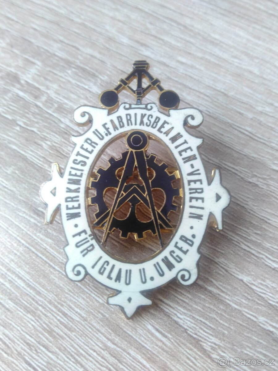 Brož, spona (výrobce Ad. Belada Mariahilfst.54 Wien)