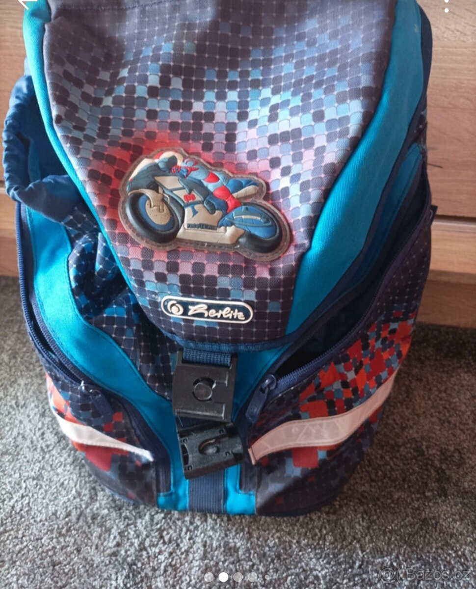 Ergonomický školní batoh pro kluka