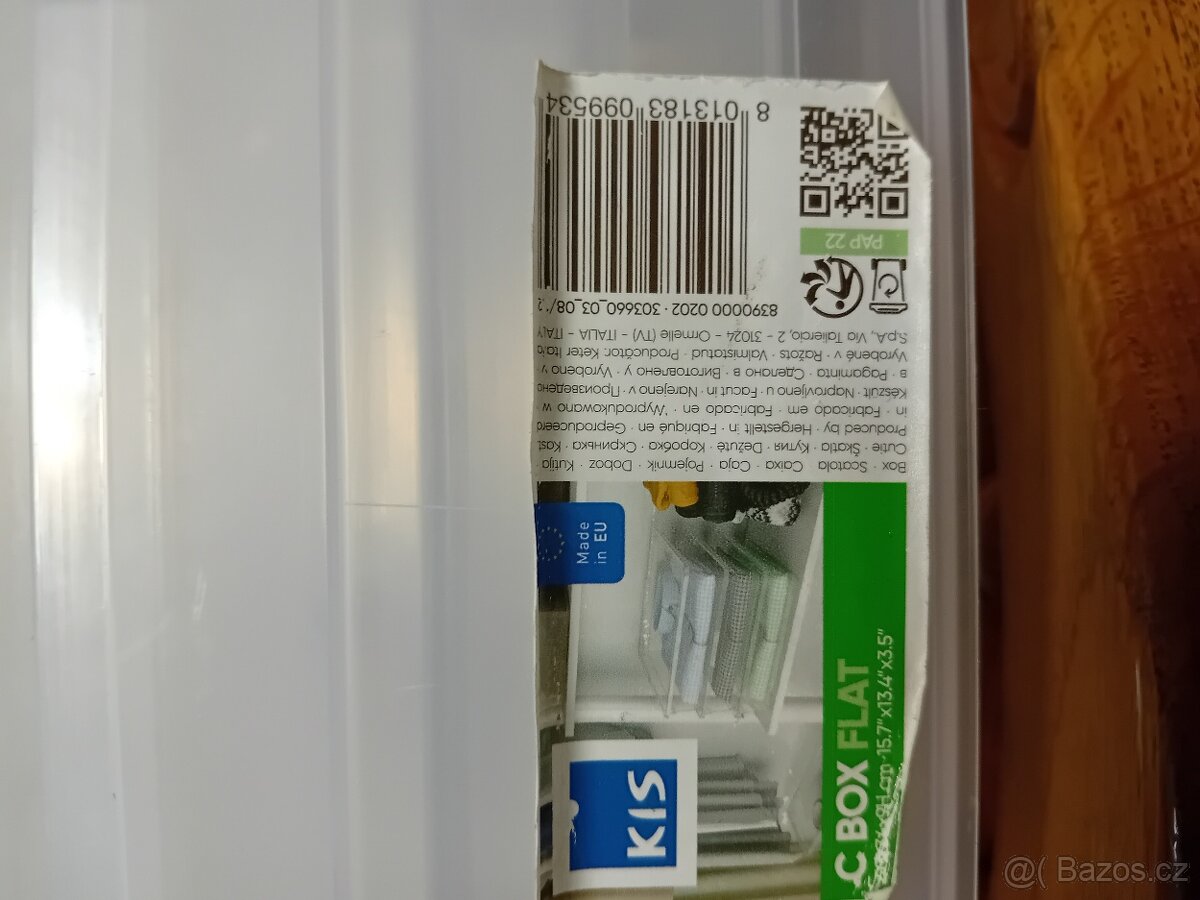 Plastove nadoby víkem