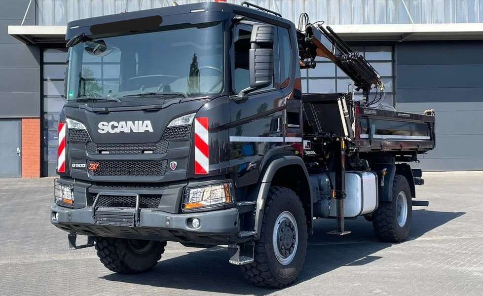 18t Scania 4x4 ZÁNOVNÍ + jeřáb
