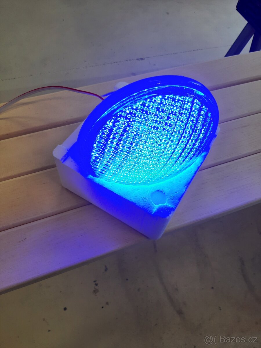 LED žárovka do bazénového světla modrá 18W