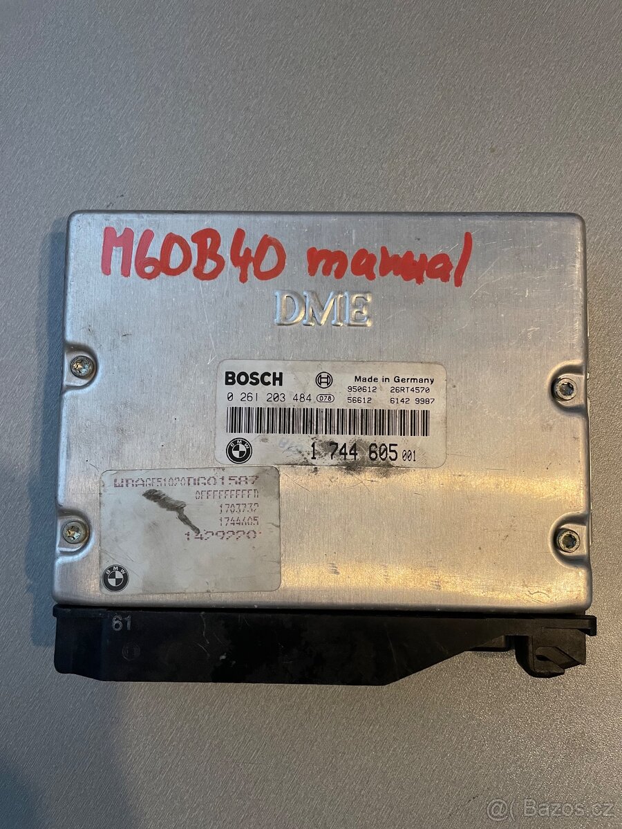 Řídící jednotka motoru ECU BMW m60b40 MANUÁL