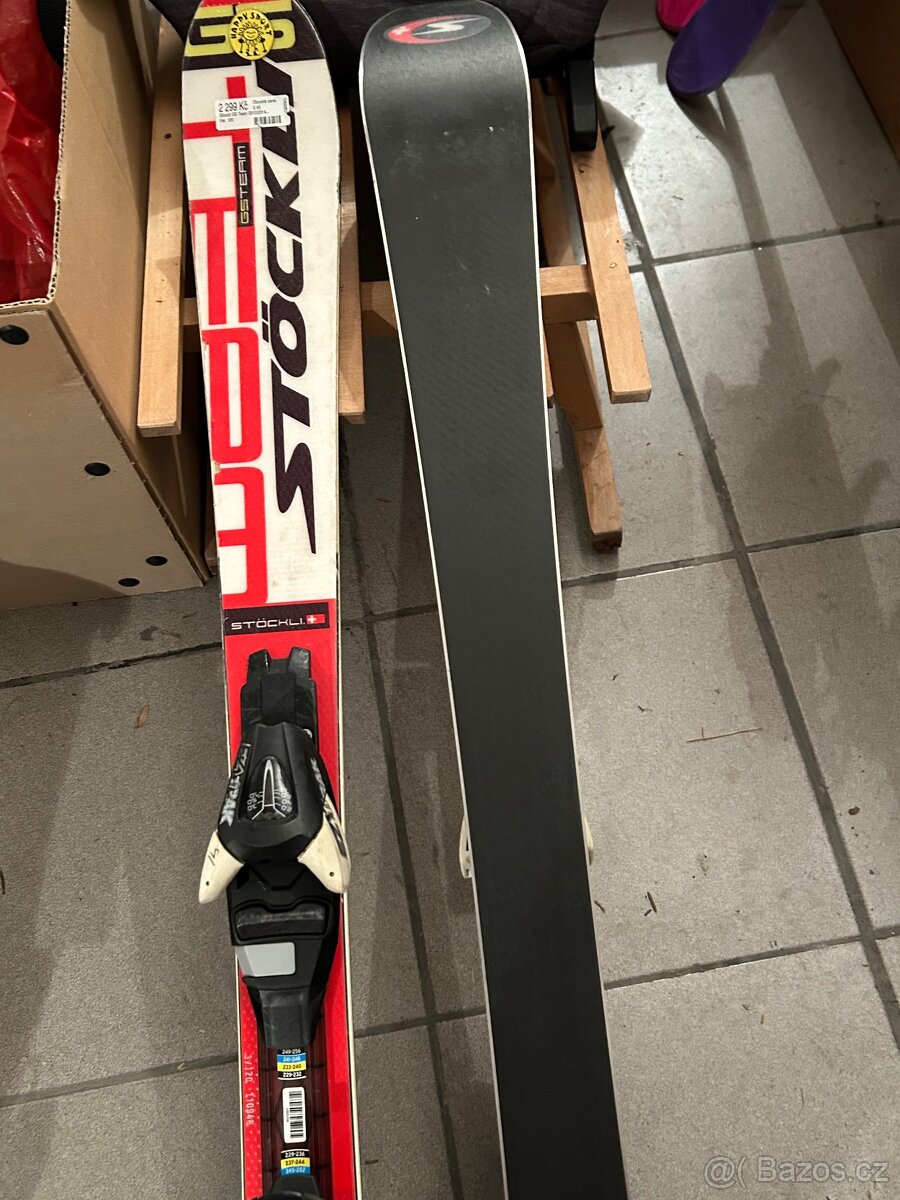 Detske lyze Stoeckli GS 120 č