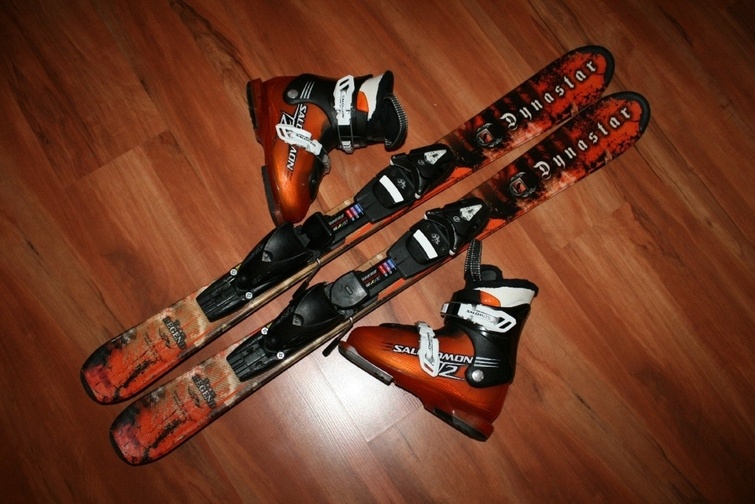 lyže detské Dynastar 100 cm , lyžiarky