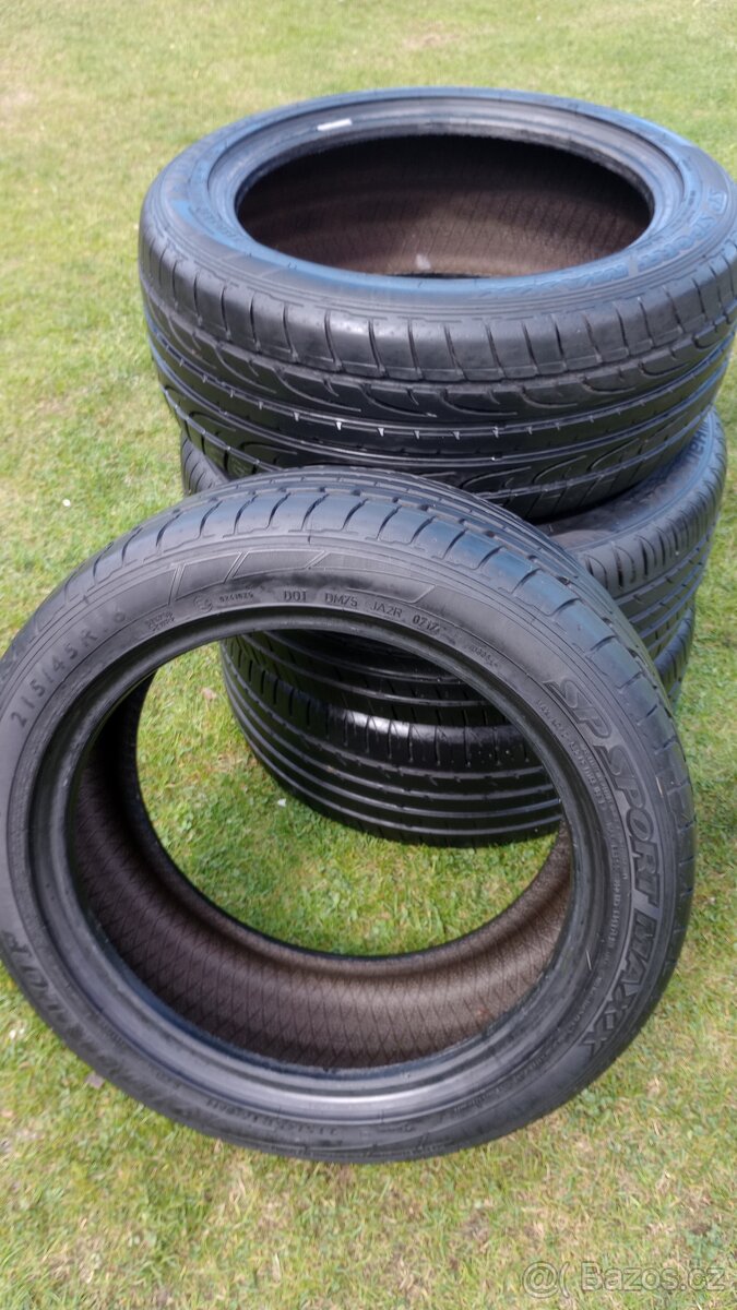 4KS letní pneu 215/45 R16 DUNLOP HANKOOK