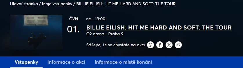 Billie Eilish Praha 1.6.