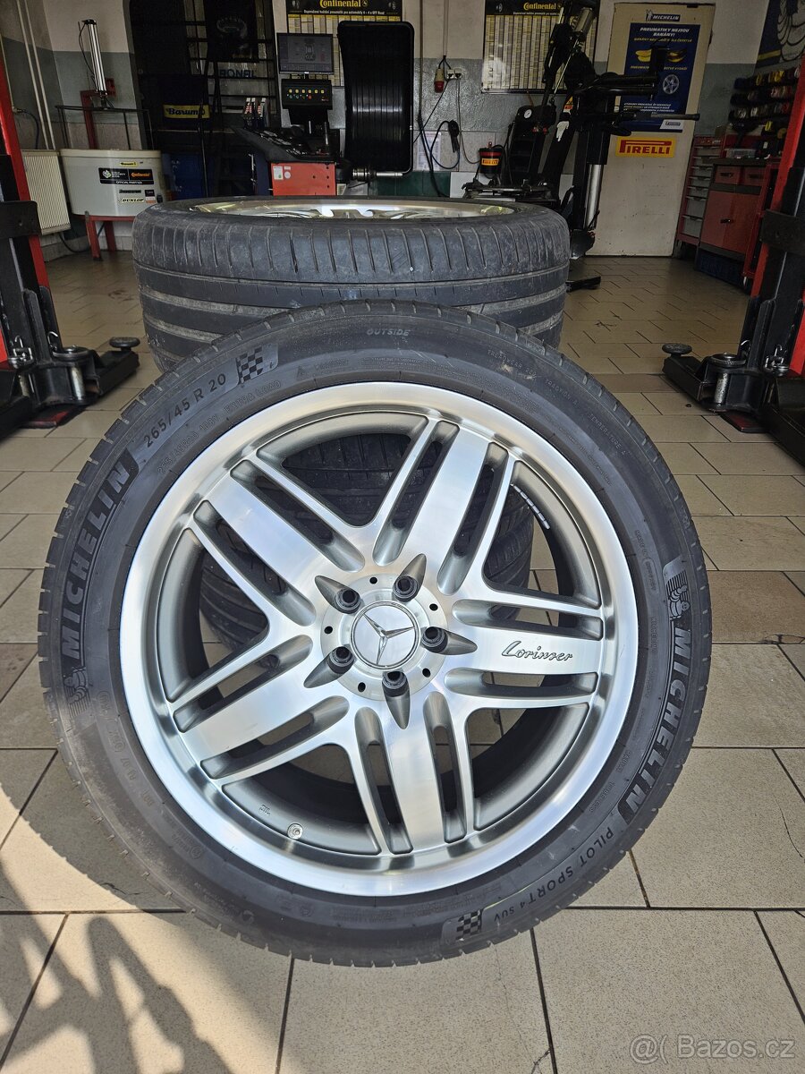 Alu kola MERCEDES+ PNEU MICHELIN R20