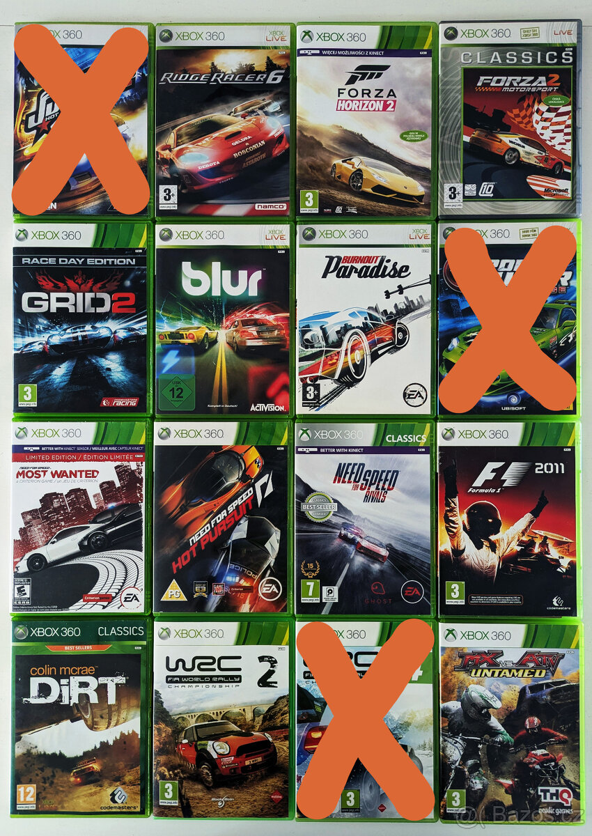 Závodní hry na Xbox 360 ------PRAHA------