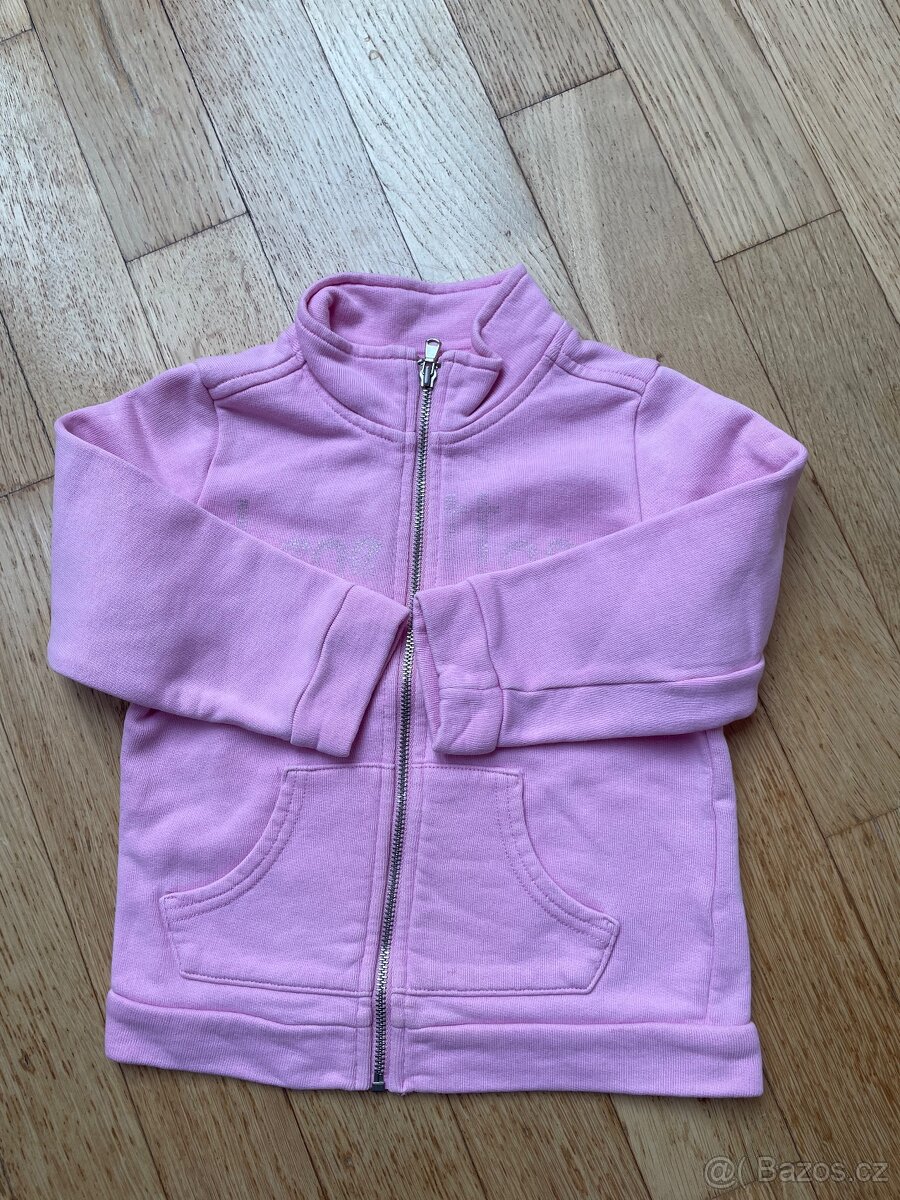 Bavlněná bunda na zip Benetton vel. 104