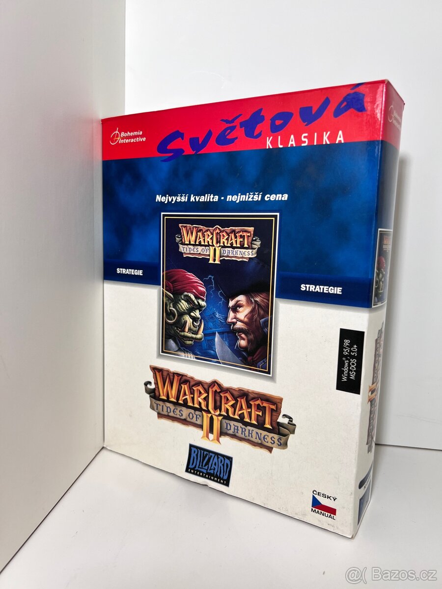 Warcraft 2, PC hra, big box, česká lokalizace