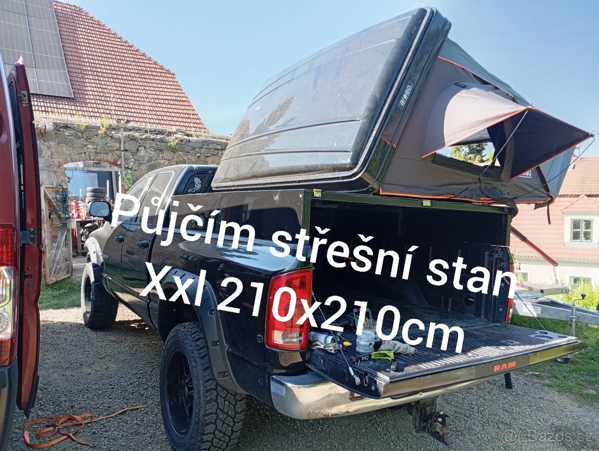 Střešní autostan xxl 210x210cm