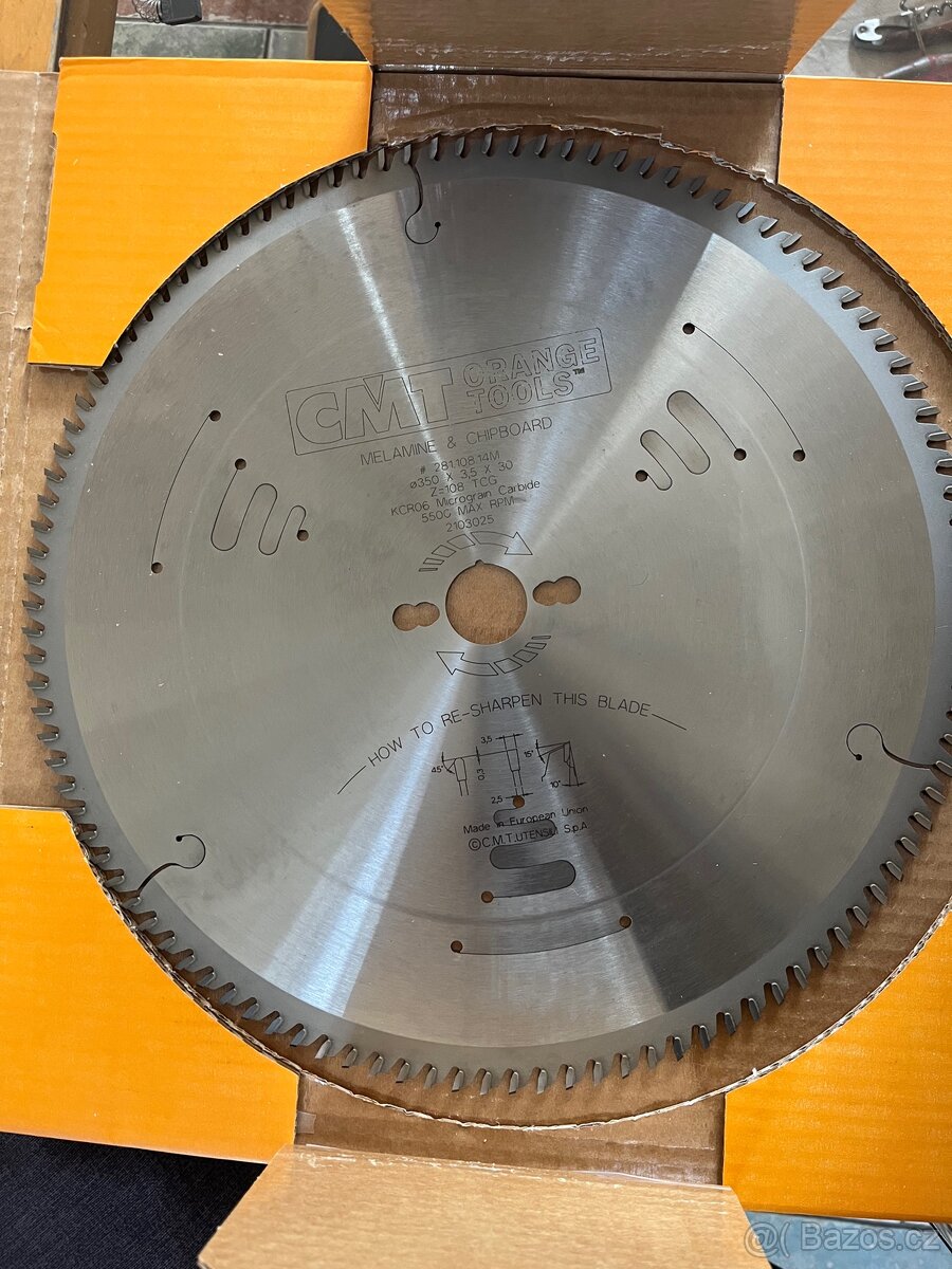 Pilový kotouč CMT 350x3,5x30 -108z