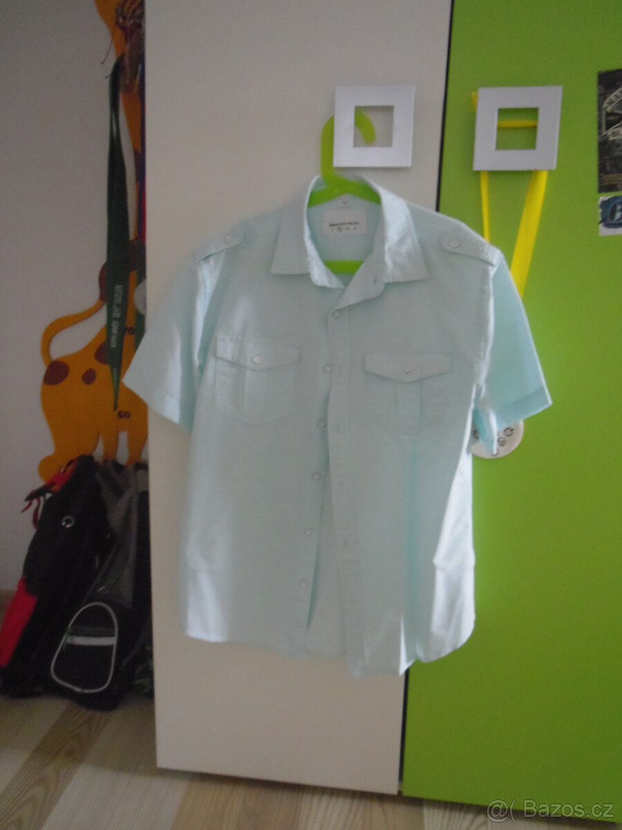 Košile kr. rukáv Paperdenim&cloth 10-12 let