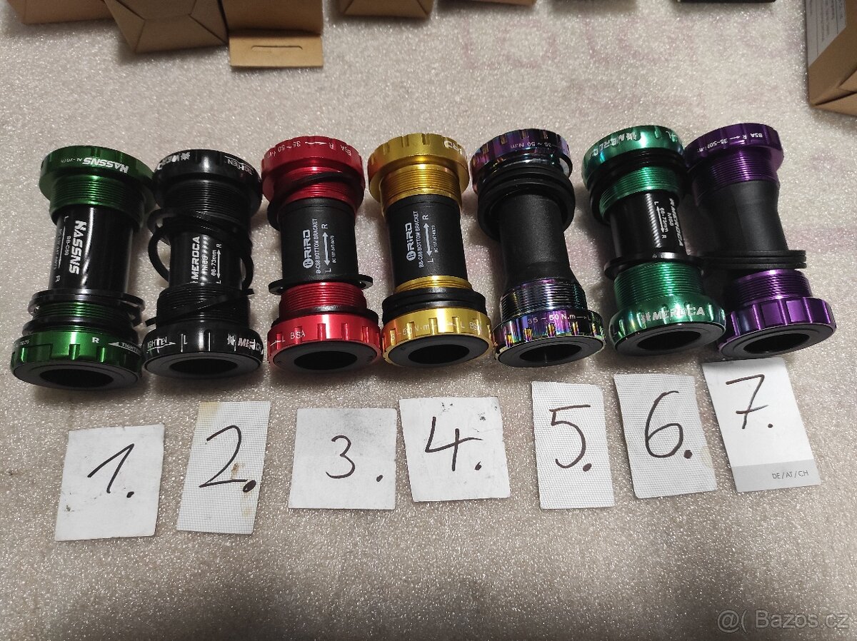 Ložiskové středy pro osu holoutech 2  24mm.
