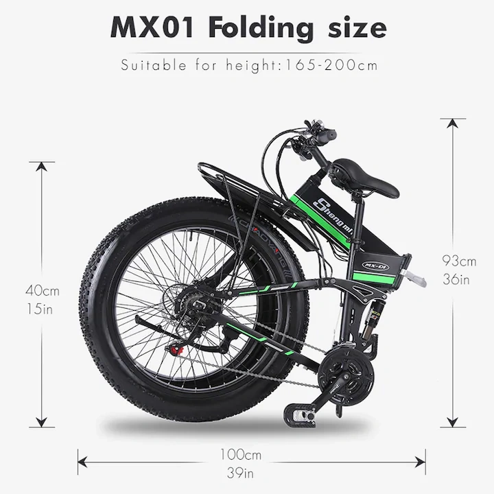 Horské elektrokolo skládací