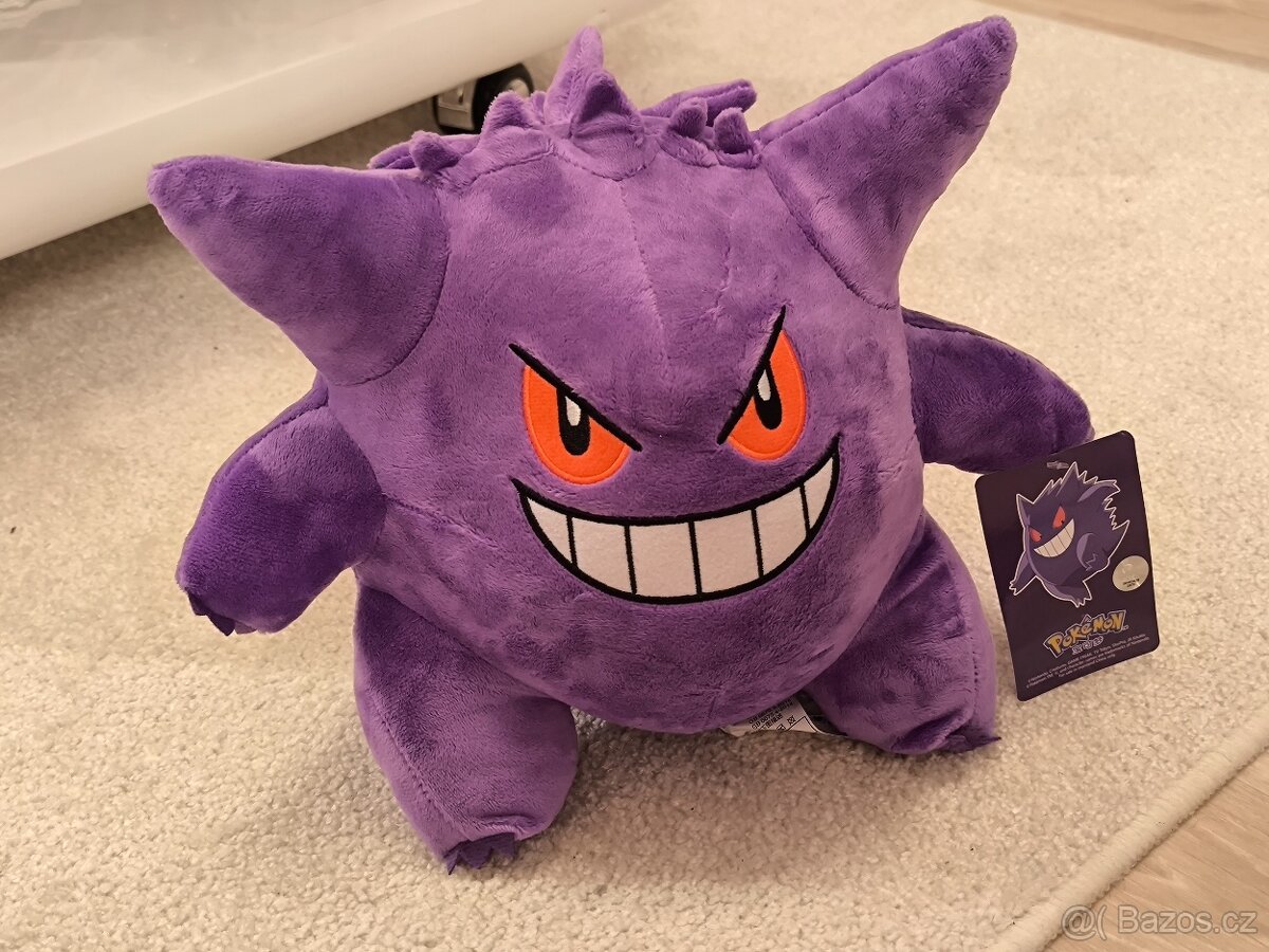 Pokemon plyšový Gengar vel 30cm kvalitní nový s visačkou