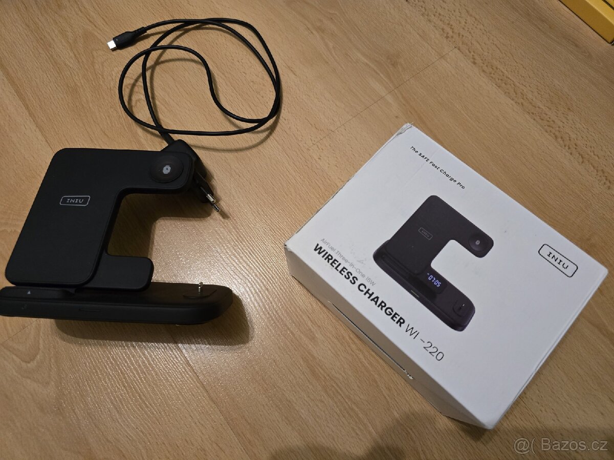 Bezdrátová nabíječka pro iPhone, iwatch, airpods