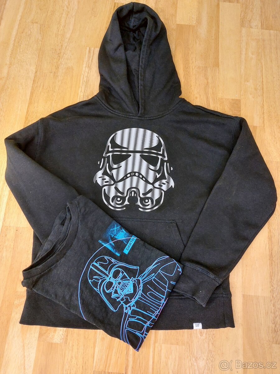 Chlapecká mikina a triko, zn. GAP Star wars, vel. XL(12)