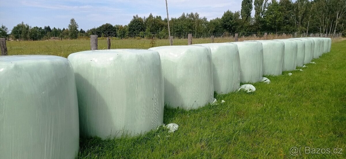 Senáž - otava, baleno 15.8.2025