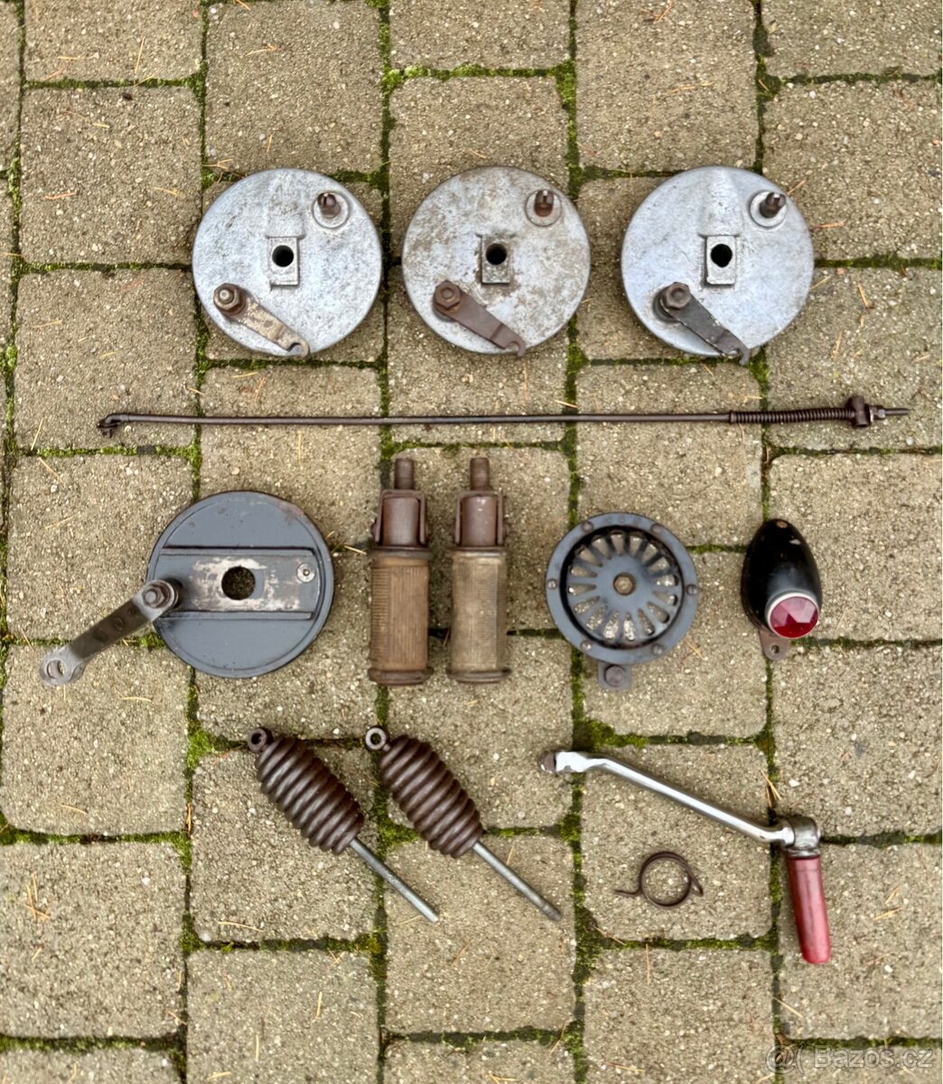 ČZ 125 150 C, Jawa perak, pionýr - díly