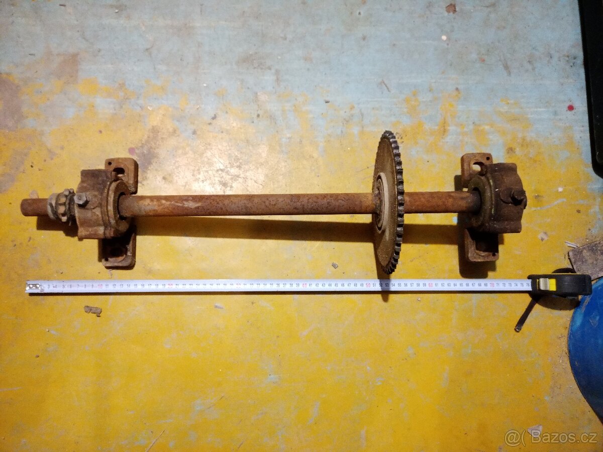 hřídel včetně rozety