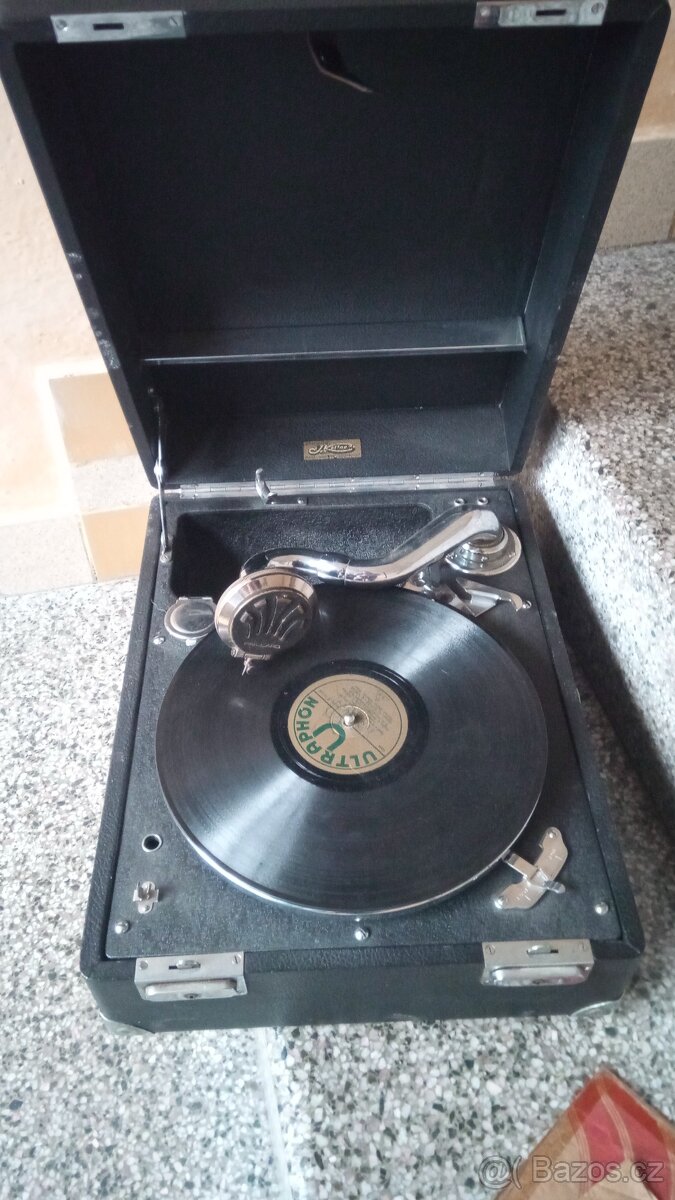 Kufříkový gramofon Paillard Maestrophonic - SLEVA