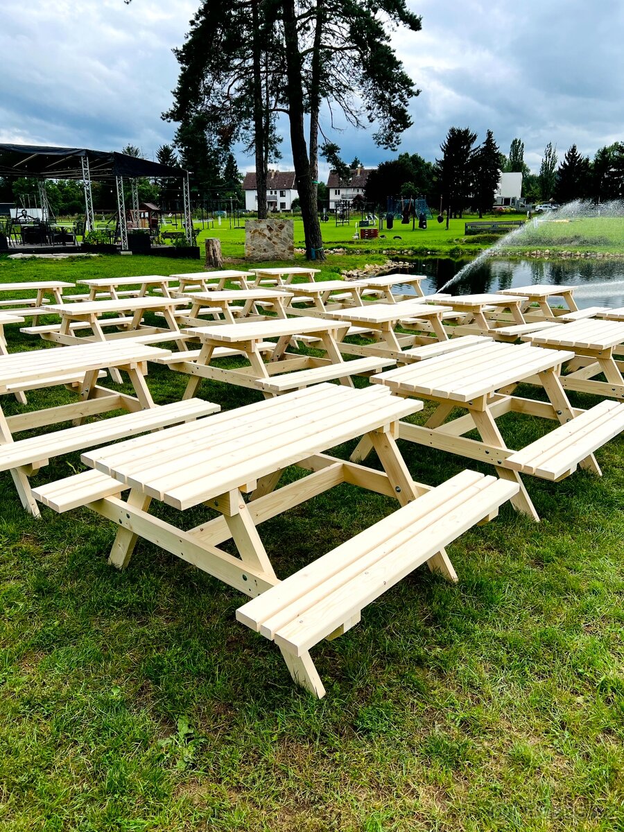 Pivni set 200 cm přirodni